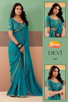 Devi By Stavan Georgette Fancy Embroidery Work Saree Wholesalers In Delhi